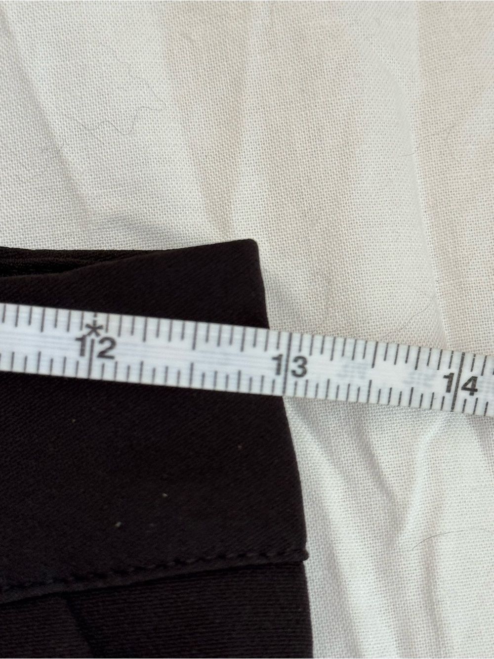 Classic Wide-Leg Black Dress Pants Size Small W26, L33+ NWOT - Picture 3 of 8